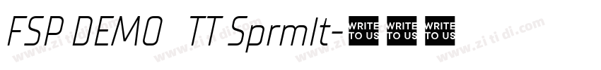 FSP DEMO   TT Sprmlt字体转换